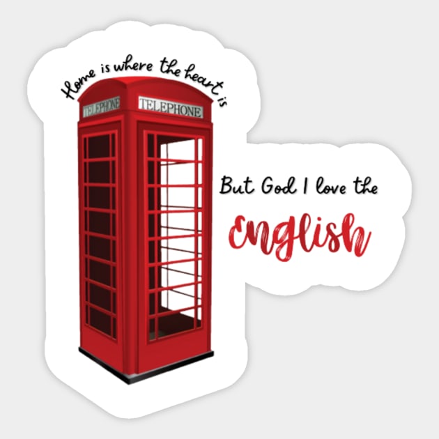 God I love the English Sticker by Crafted corner